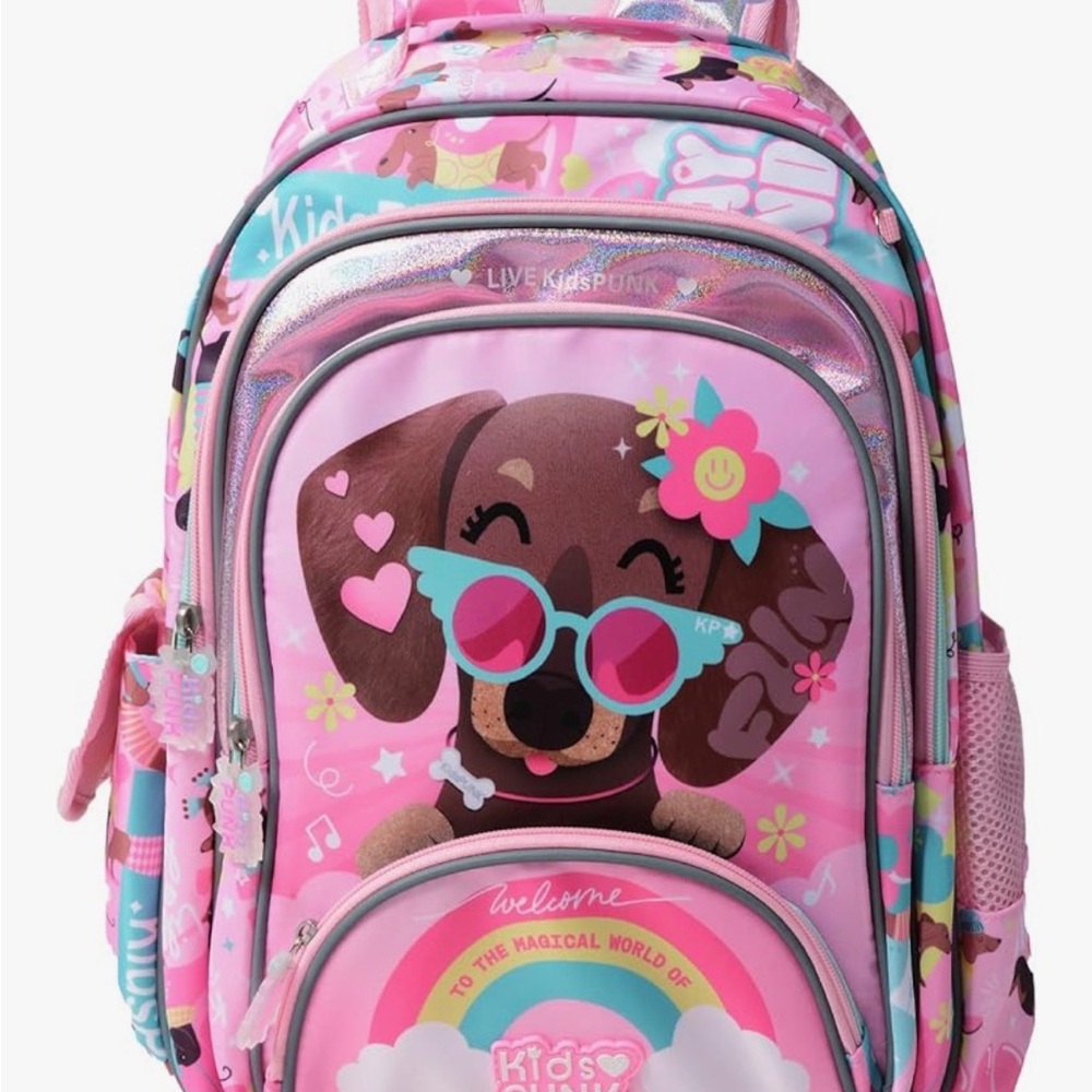 Pink Dog Design Backpack